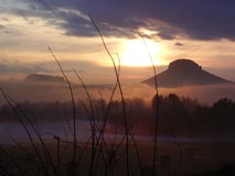 Blick zum Lilienstein